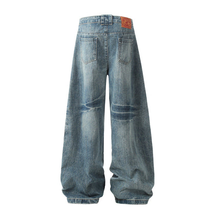 YAVIORA Tie-Dye Deconstructed Jeans