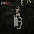Yaviora Heavy-Duty Knuckle Duster Waist Pendant Keychain