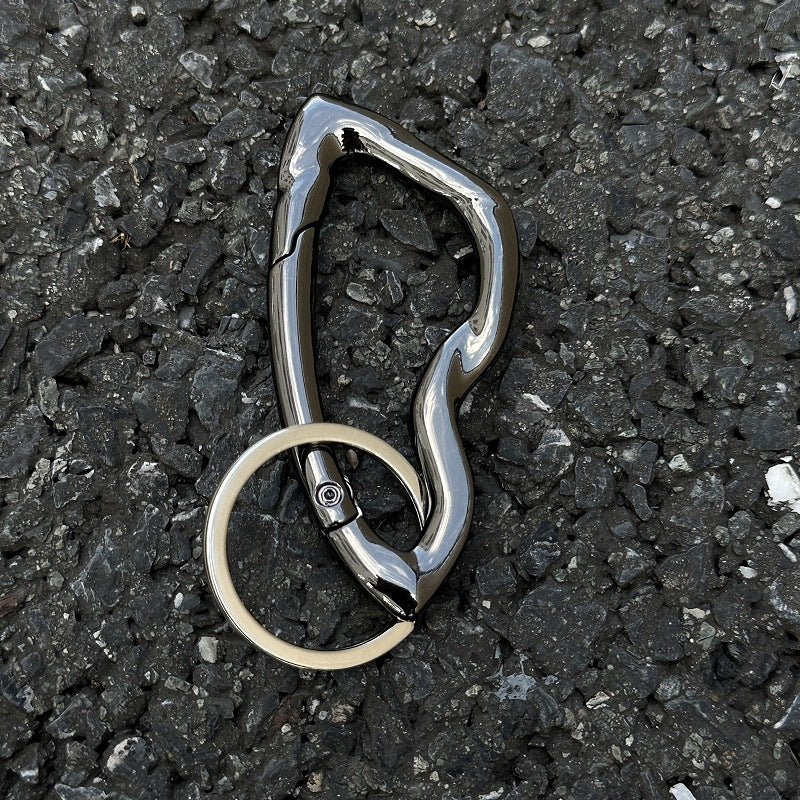 yaviora Star Oval Metal Keychain Pendant