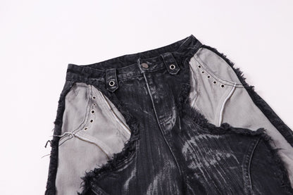 YAVIORA Painted Wash Jeans