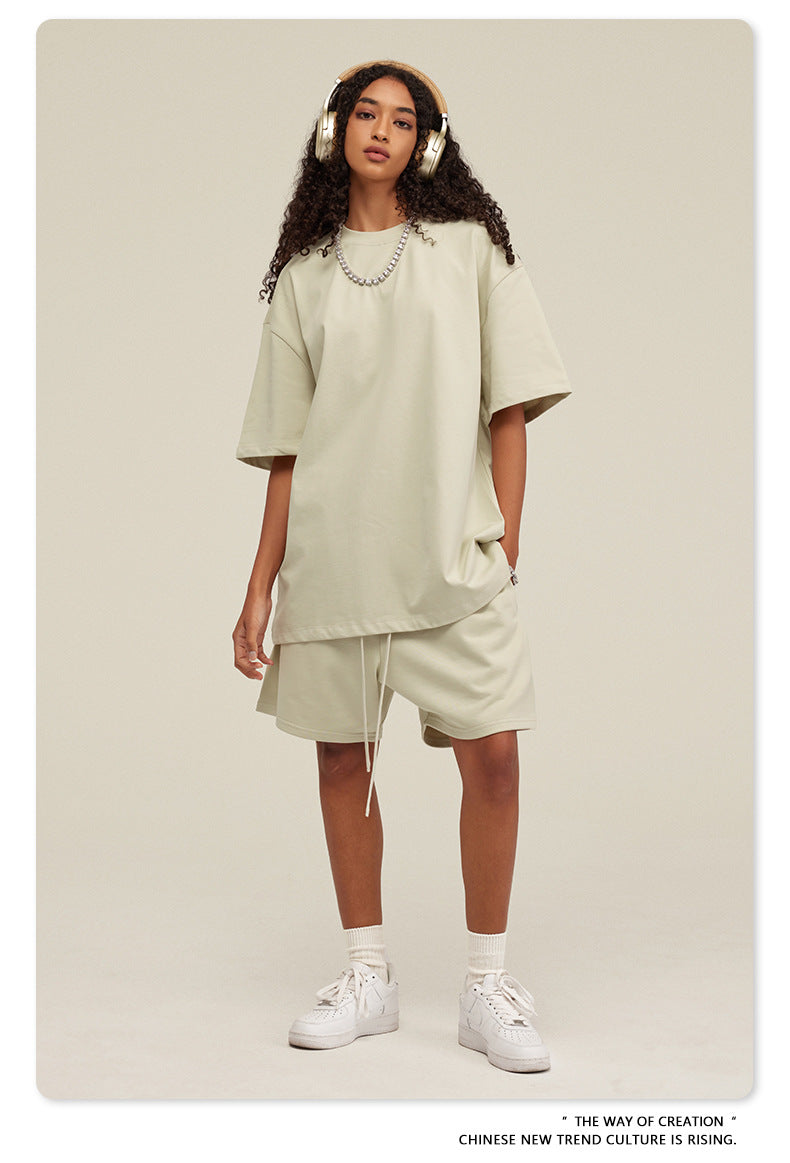 Yaviora Summer American Style Solid Color Loose T-Shirt