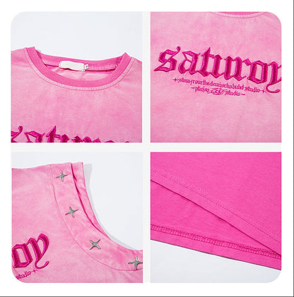 YAVIORA Embroidered Tank Top
