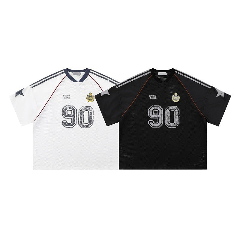 YAVIORA Football Jersey 90s Tee