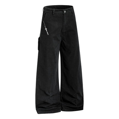 Pantalon cargo brodé YAVIORA