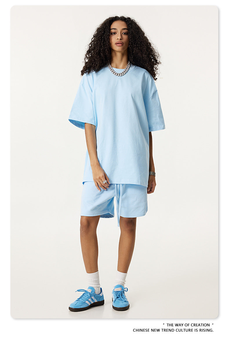 Yaviora Summer American Style Solid Color Loose T-Shirt