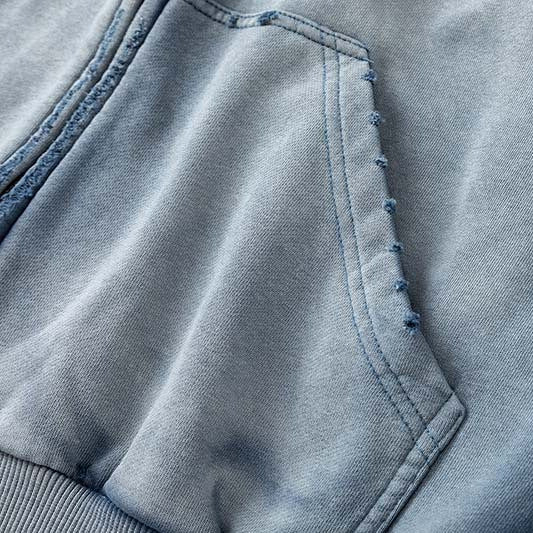 YAVIORA Abzeichen-Druck-Kapuzenpullover