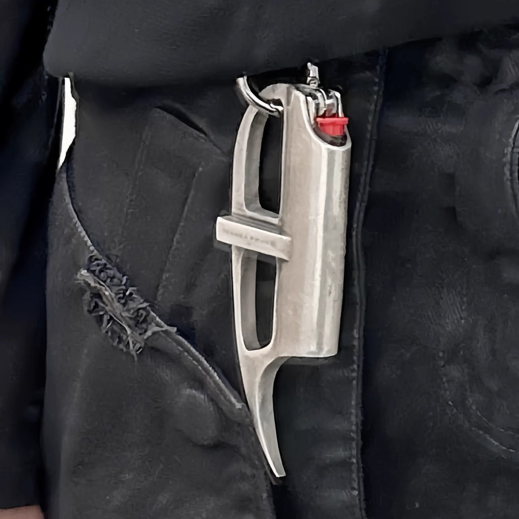 Multi-functional EDC Lighter Case with Bottle Opener Keychain
