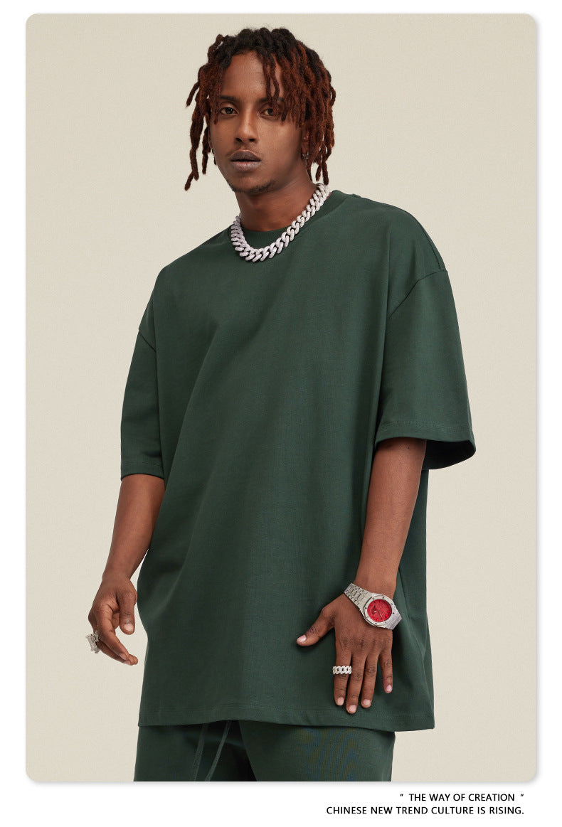 Yaviora Summer American Style Solid Color Loose T-Shirt