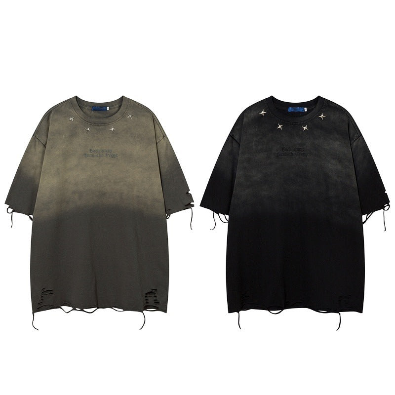 T-shirt délavé vintage YAVIORA
