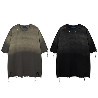 T-shirt délavé vintage YAVIORA