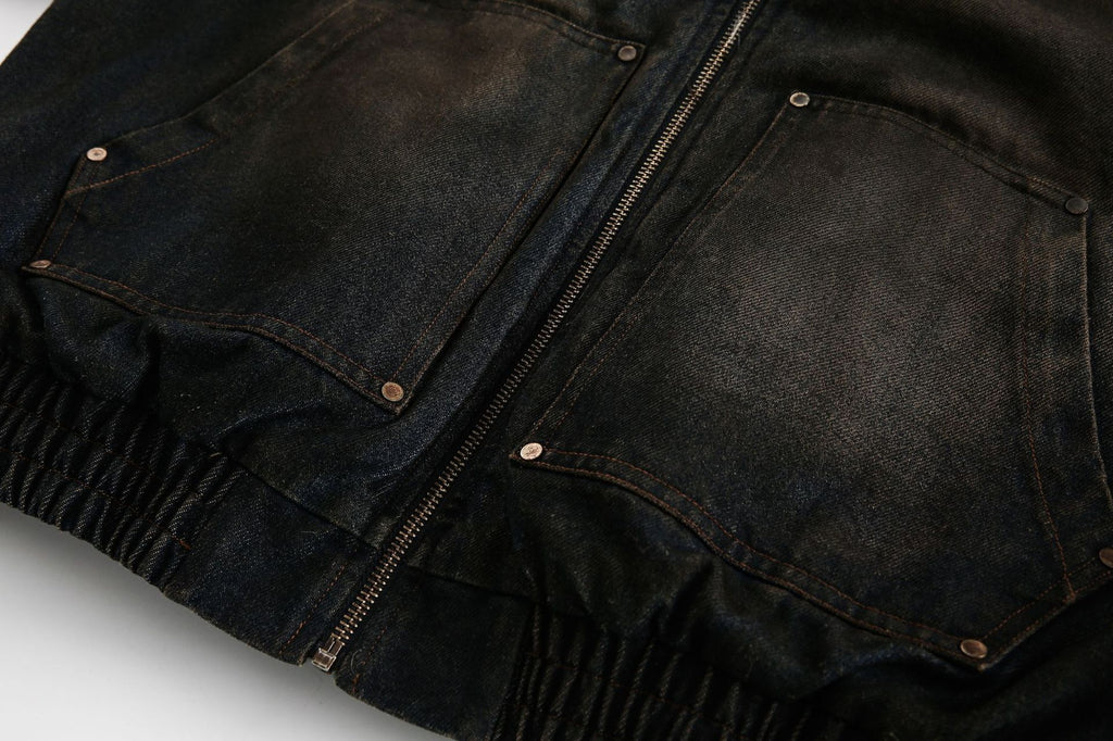 YAVIORA Denim Puffer Jacket