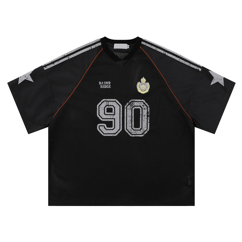 YAVIORA Football Jersey 90s Tee
