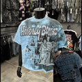 Y2K Greek statue print short-sleeved loose-fitting T-shirt
