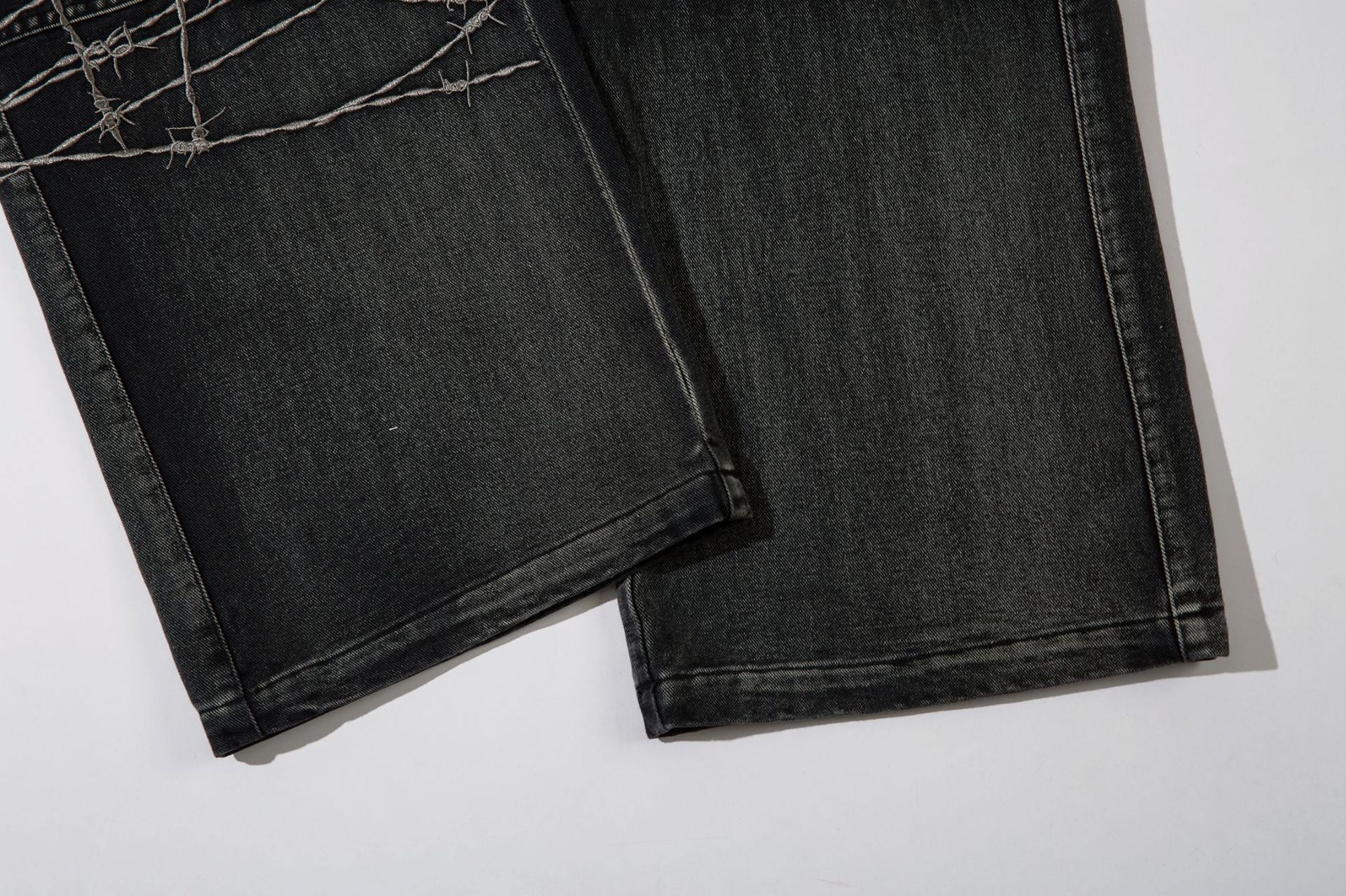 YAVIORA Multi-Pocket Workwear Denim Jeans