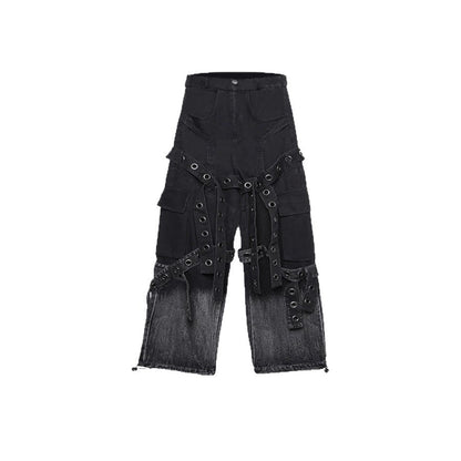 YAVIORA Hardware Detail Jeans