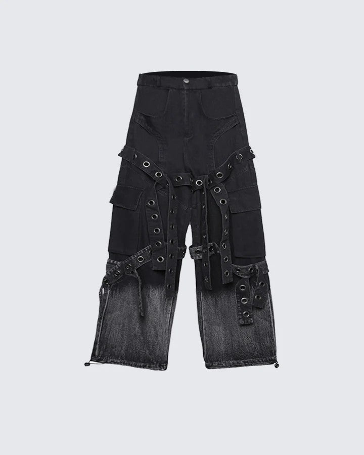 YAVIORA Hardware Detail Jeans