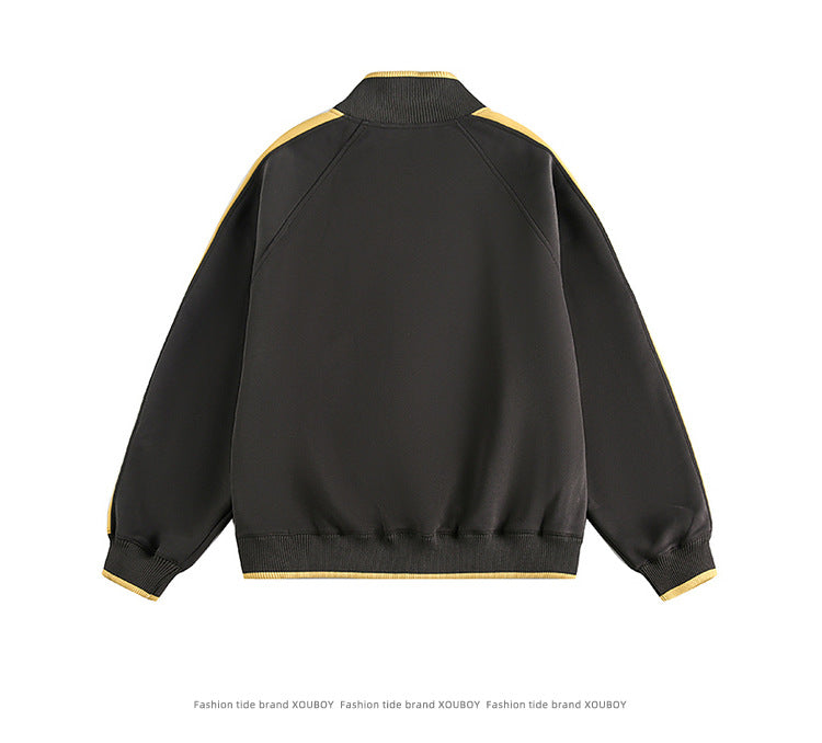 YAVIORA Gestreifte College-Jacke