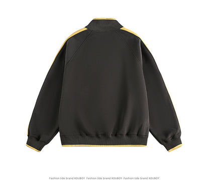 YAVIORA Gestreifte College-Jacke
