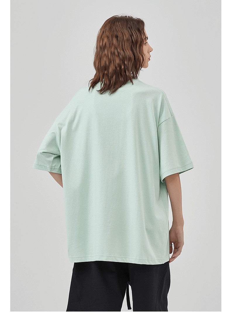 Yaviora 230G Double Yarn Pure Cotton Short-Sleeve T-Shirt