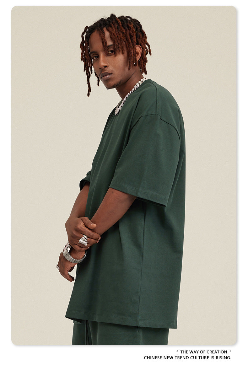 Yaviora Summer American Style Solid Color Loose T-Shirt