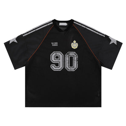 YAVIORA Football Jersey 90s Tee