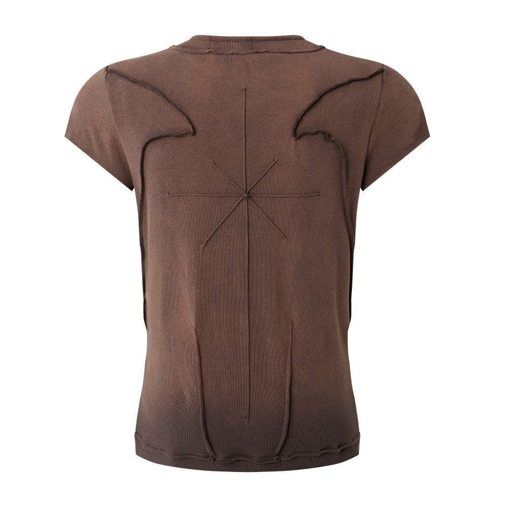 YAVIORA "Rebel" Raw-Edge Slim-Fit T-Shirt