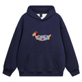 YAVIORA Dachshund Embroidered Hoodie