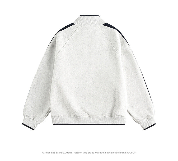 YAVIORA Gestreifte College-Jacke