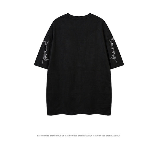YAVIORA Suede Thorn Tee