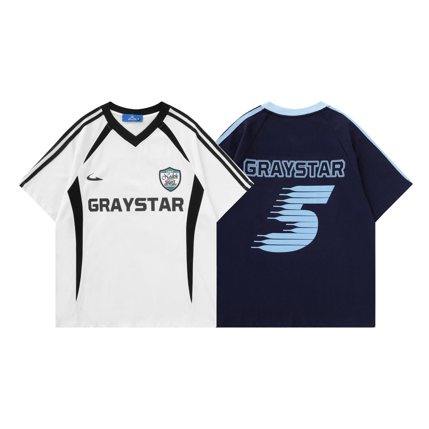 YAVIORA Racing Stripe T-Shirt