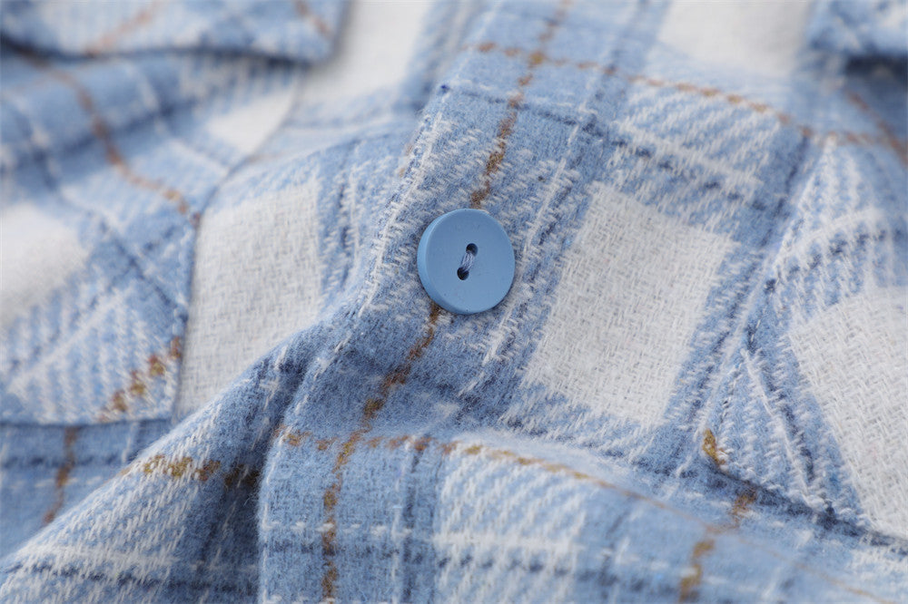 YAVIORA Plaid Hooded Shirt