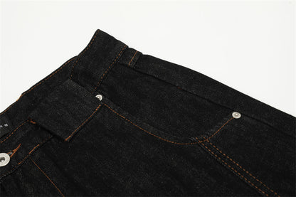 YAVIORA Jeans mit Kontrastnaht