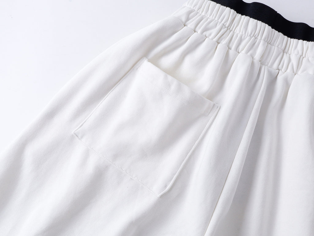 AVIORA Washed Ripped Drape Track Pants