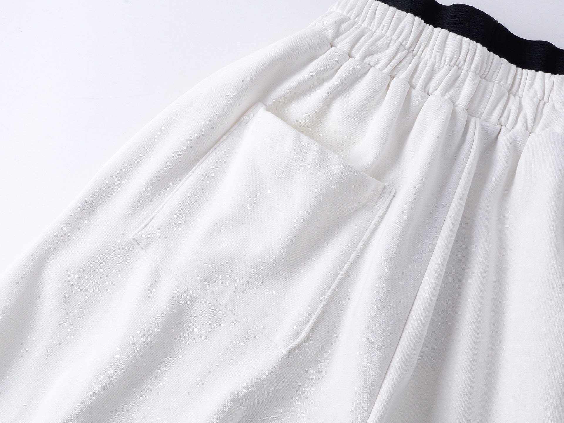 AVIORA Washed Ripped Drape Track Pants