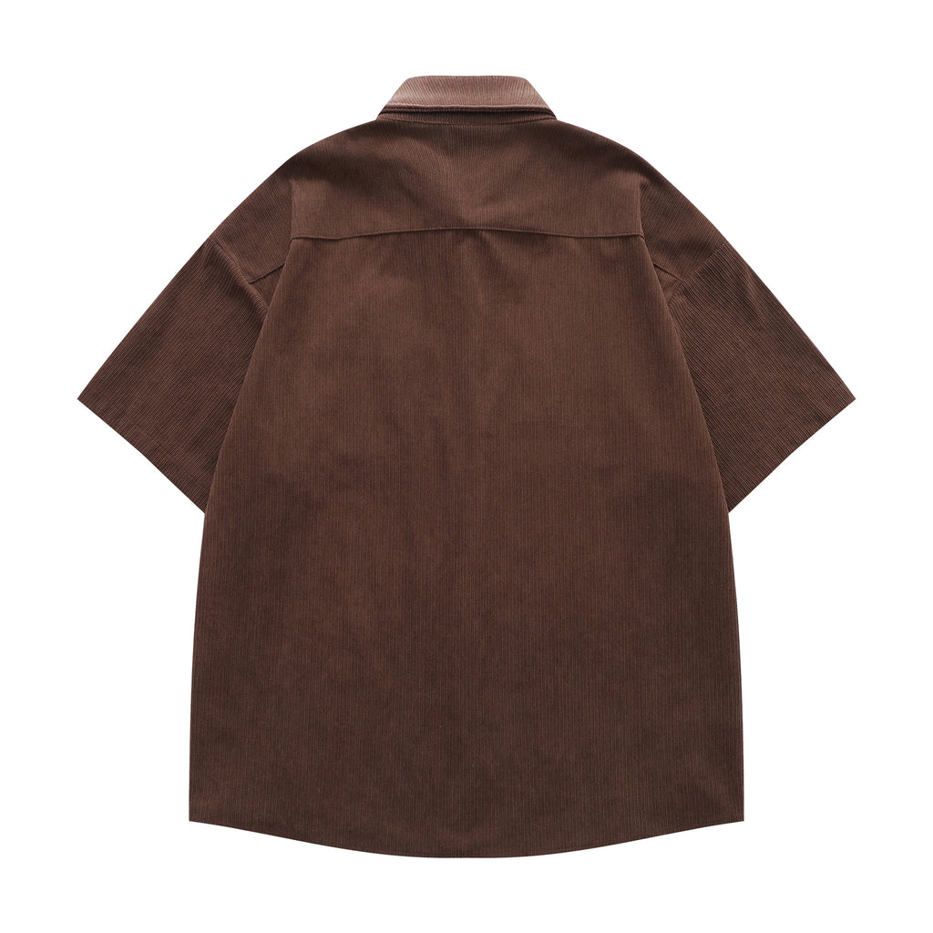 YAVIORA Corduroy Butterfly Shirt