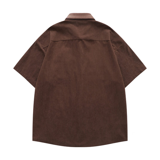 YAVIORA Corduroy Butterfly Shirt
