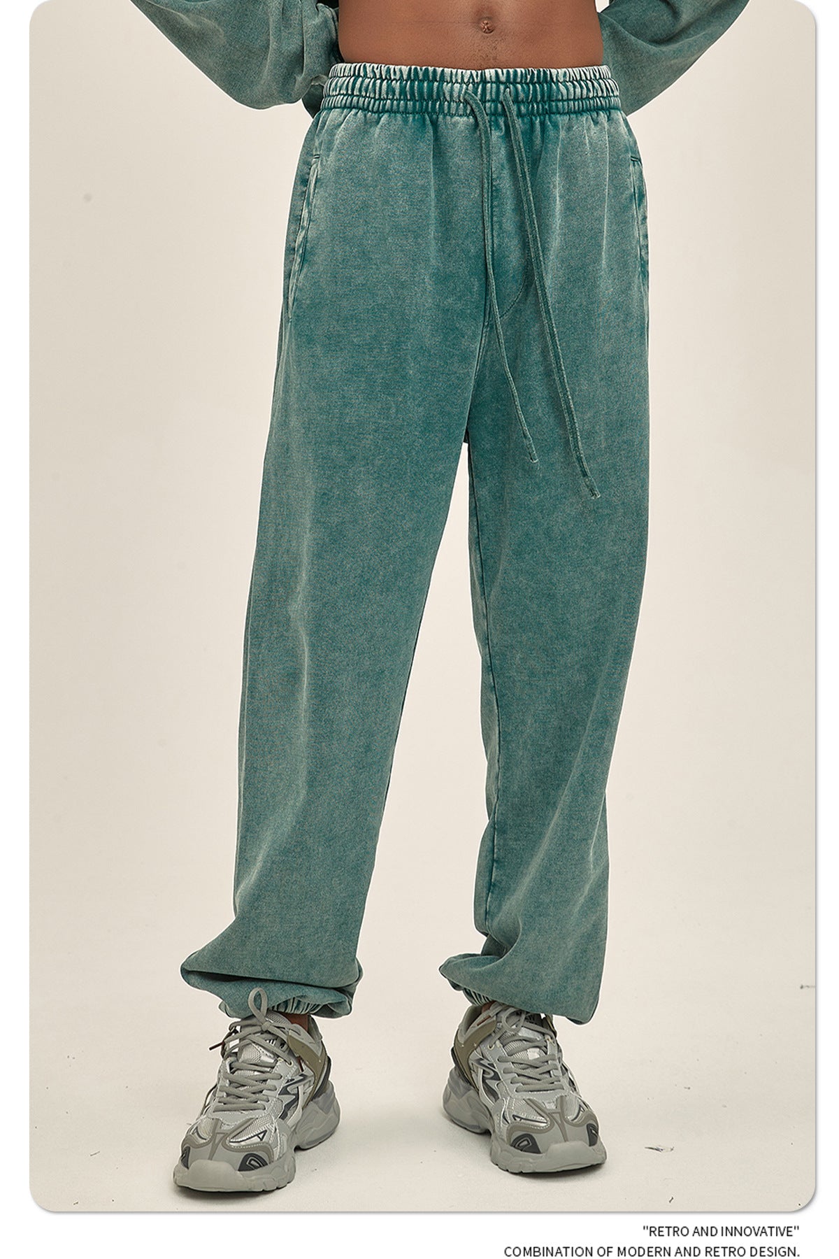 Yaviora Batik Distressed Loose Fit Trousers