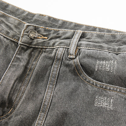 YAVIORA Distressed Wide Jeans
