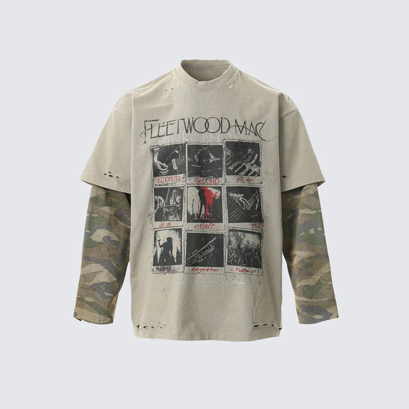 YAVIORA Layered Streetwear Tee