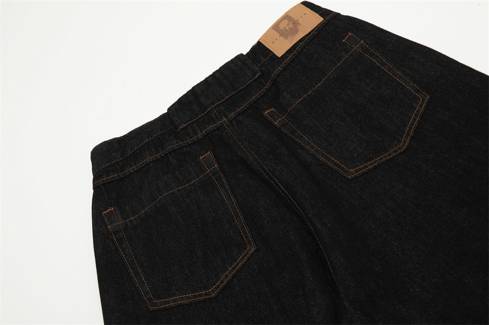 YAVIORA Jeans mit Kontrastnaht