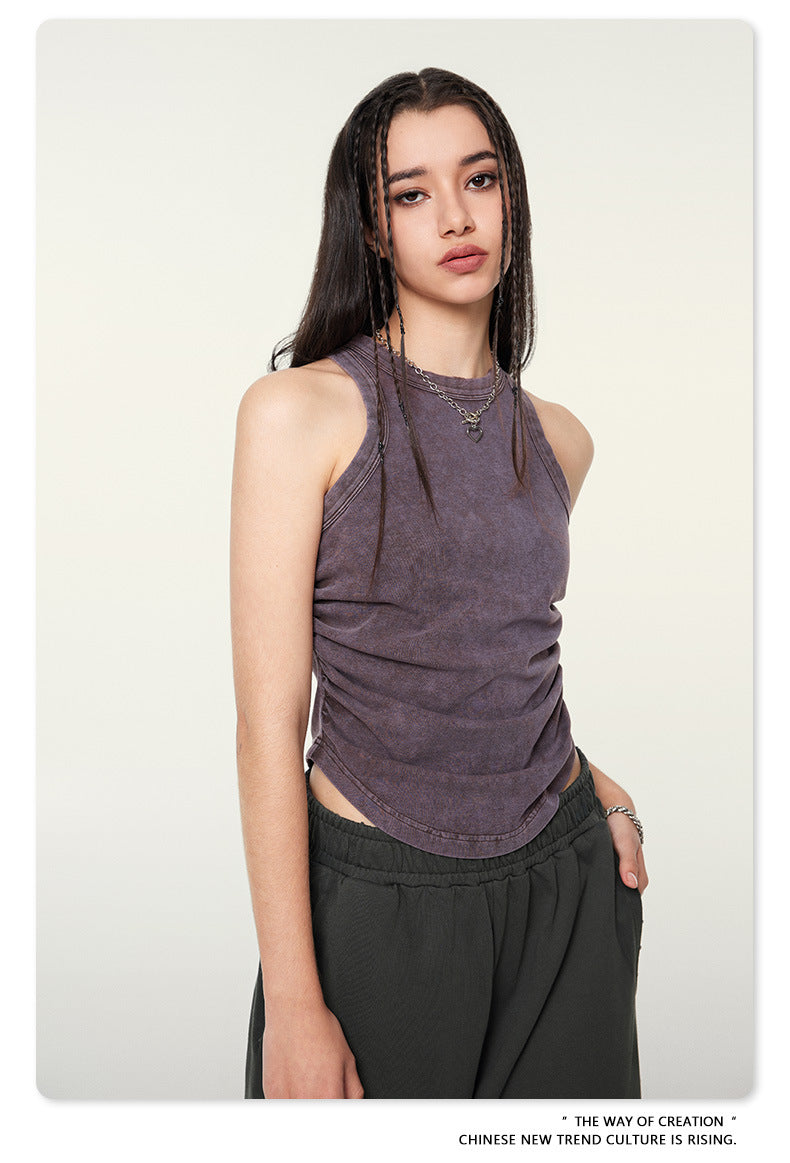 Yaviora American Distressed Hot Girl Style Vest for Women