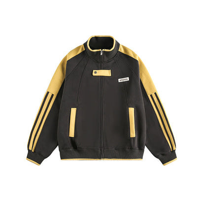 YAVIORA Gestreifte College-Jacke
