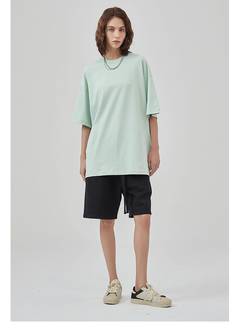 Yaviora 230G Double Yarn Pure Cotton Short-Sleeve T-Shirt