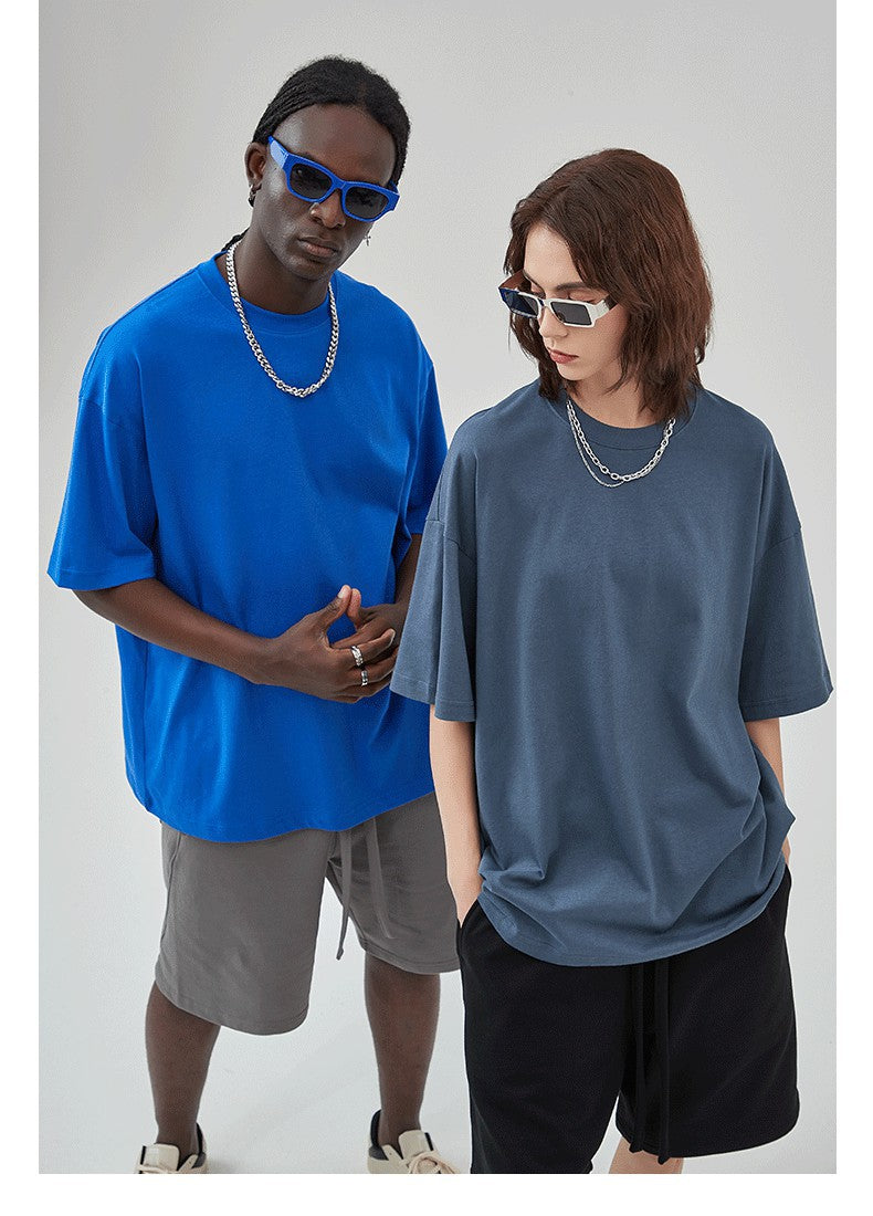 Yaviora 230G Double Yarn Pure Cotton Short-Sleeve T-Shirt