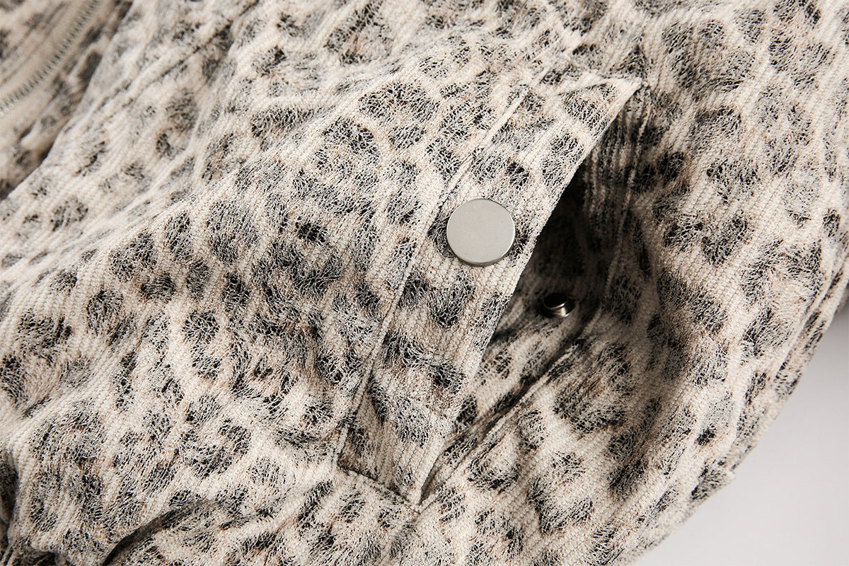 YAVIORA Leopard Print Puffer