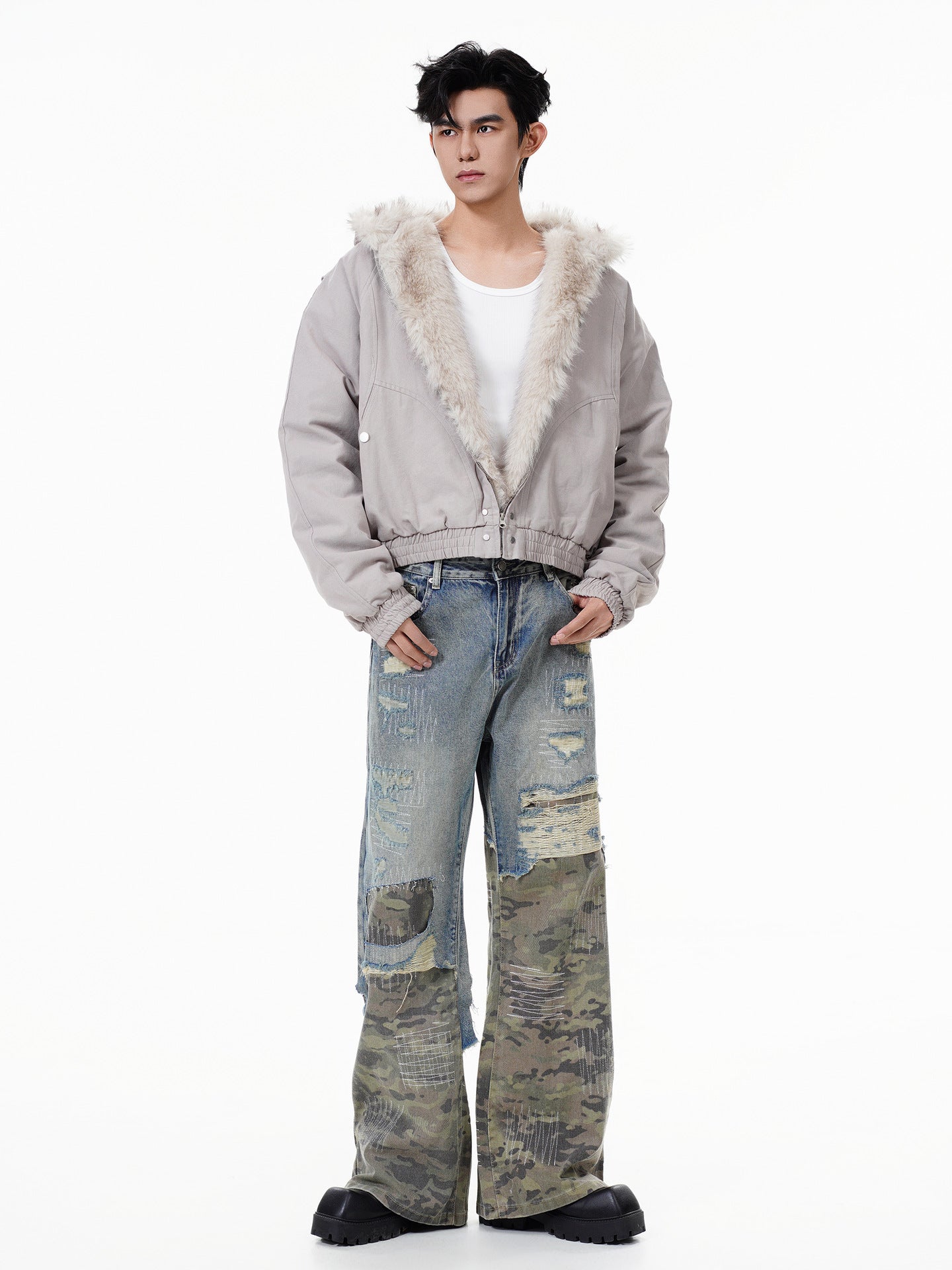YAVIORA Eagle Hooded Puffer
