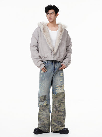 YAVIORA Eagle Hooded Puffer