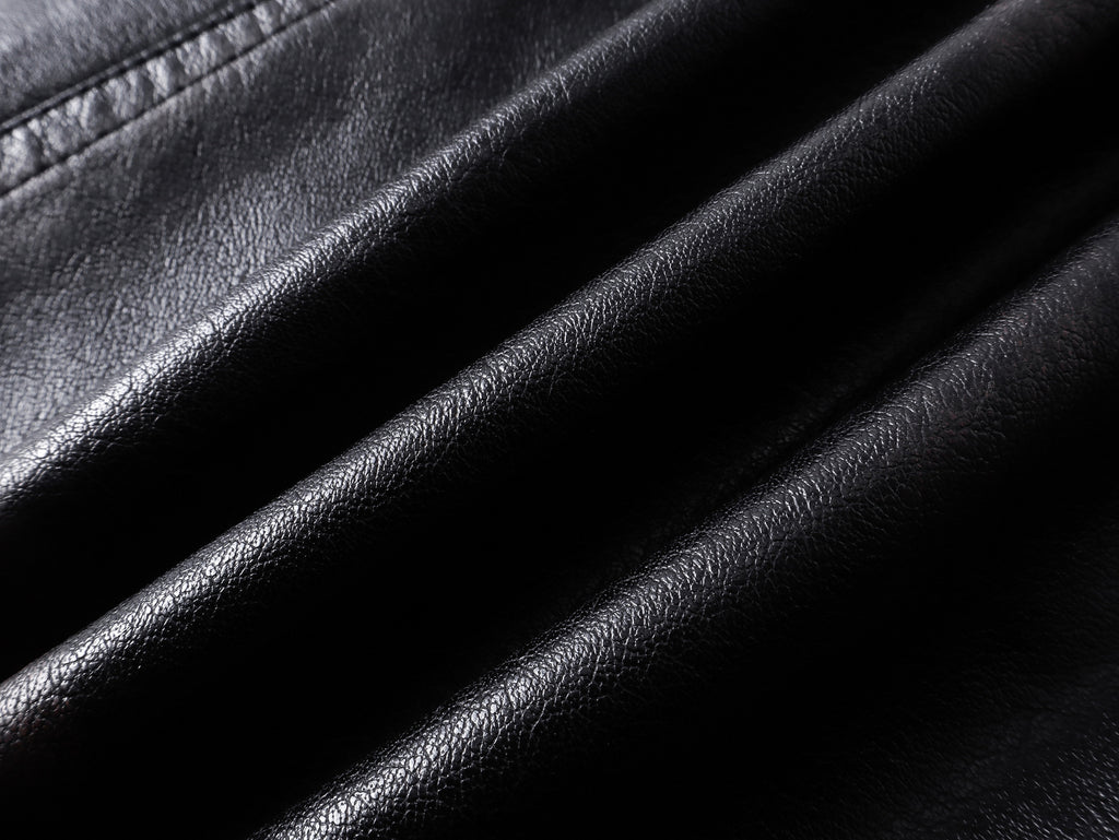YAVIORA Riveted PU Leather Motorcycle Jacket