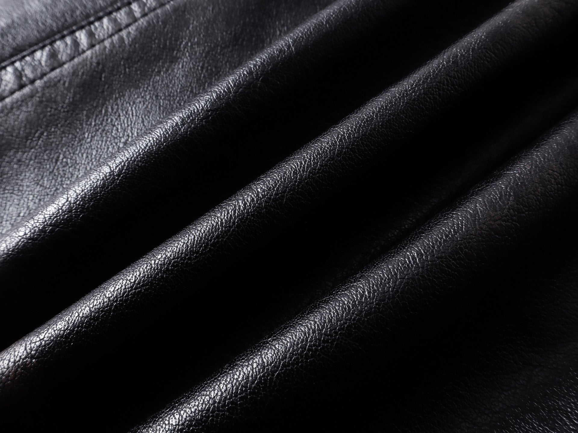 YAVIORA Riveted PU Leather Motorcycle Jacket
