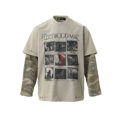 YAVIORA Rock Camo Langarmshirt
